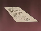 Vash's Personal Data Sheet for the Quick Draw Tournament, as filled out by Wolfwood.