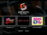 Geneon Previews menu.