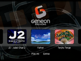 Geneon Previews menu.