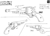 Ingway's 45 Reuger Old Army pistol.