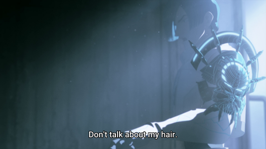 Don't talk about his hair.