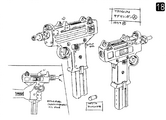 Submachine gun used by one of Descartes' henchman.